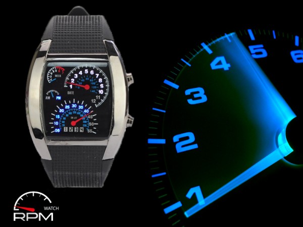 ขายส่ง-ขายปลีก-นาฬิกา-led-รุ่น-rpm-watch-ไมล์วัดรอบรถยนต์