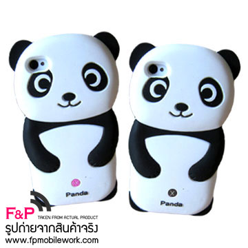 จำหน่ายปลีกส่งเคสไอโฟน4sราคาถูก-หน้ากากไอโฟน3มิติลายหมีแพนด้