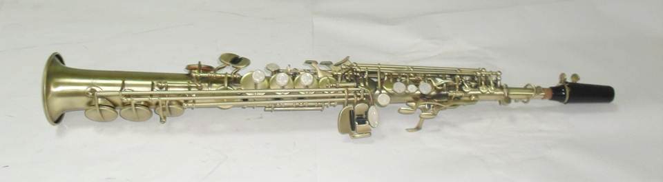 ขาย-soprano-saxophone-สีทอง-ยี่ห้อ-antoine-รุ่น--sp-845b-ของ