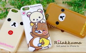 เคสมือถือแบบนิ่ม-tpu-ลายหมีน้อย-rilakkuma-น่ารัก-สำหรับไอโฟน