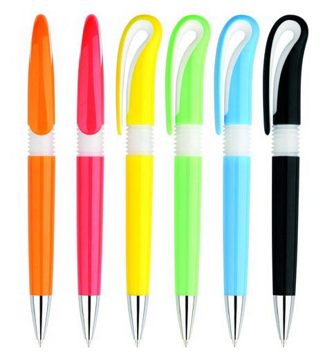 รับผลิตและจำหน่าย-ปากกกาพลาสติก-สกรีนโลโก้ฟรี-!!plastic-pens