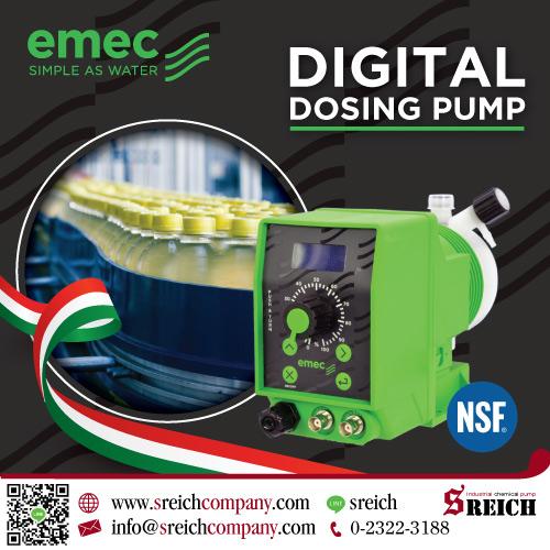 dosing-pumps-เครื่องเติมสารละลายมาตรฐาน-nsf-สำหรับกระบวนการผ