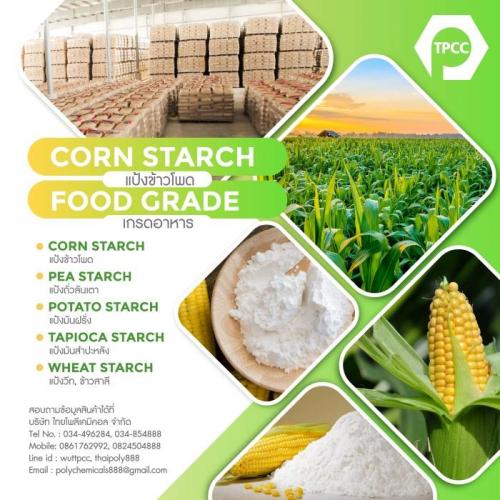 แป้งข้าวโพด--เกรดอาหาร--corn-starch--food-grade--แป้งข้าวโพด