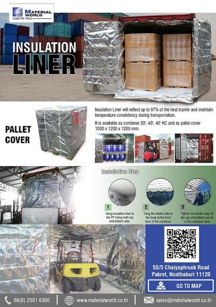 insulation-liner-ฉนวนป้องกันสินค้าในตู้คอนเทนเนอร์จากความร้อ