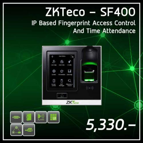 zkteco-เครื่องสแกนลายนิ้วมือ-รุ่น-sf400