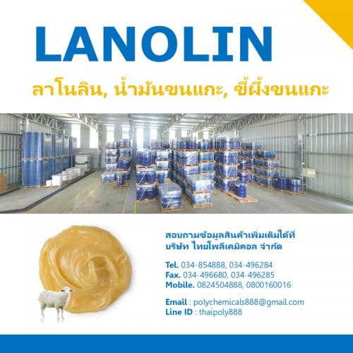 ลาโนลิน--lanolin--ลาโนลีน--น้ำมันขนแกะ--ขี้ผึ้งขนแกะ--น้ำมัน