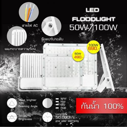 สปอตไลท์-led-กันน้ำ-100