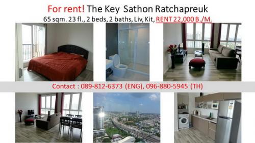 for-rent-condo-the-key-sathon-ratchaphruek-near-bts-wuttha