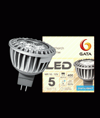 ขาย   หลอด-led-5w-mr16-12v-ขั้ว-gu5.3---lt;-สินค้าคุณภาพดี-ร