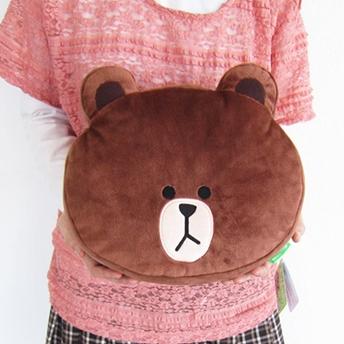 หมอนอิงตุ๊กตาหมีบราวน์-brown-จากแอพยอดฮิต-line-เกรดพรีเมี่ยม