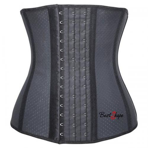 คอร์เซ็ต-latex-waist-training-cincher-รุ่นตะข่าย-ตะขอหน้าปรั